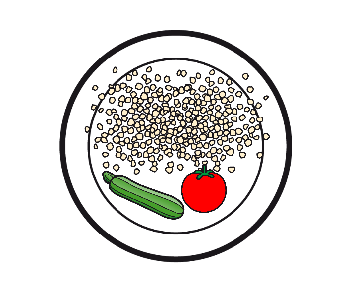BRAMATA-POLENTA MIT OFENZUCCHETTI UND GETROCKNETEN TOMATEN